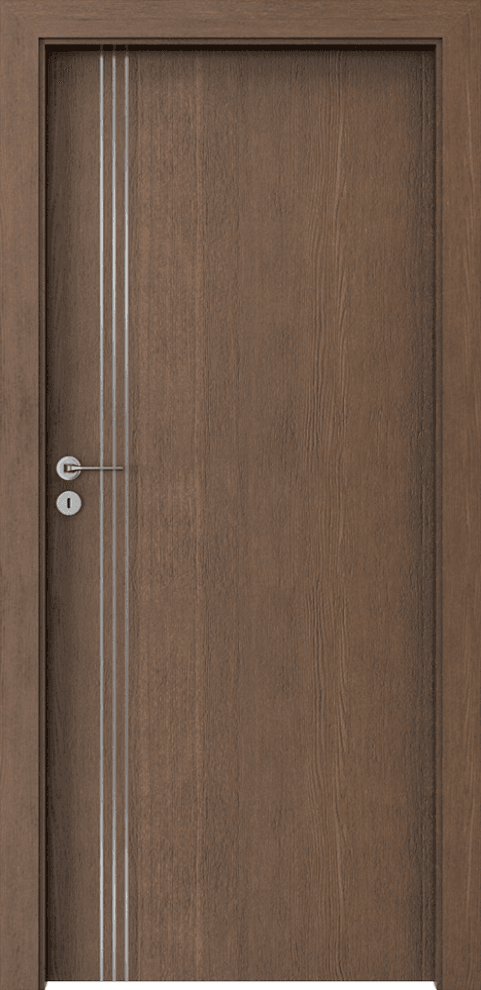 Nature LINE B.1 - Natural Oak Satin Veneer - Brown Oak