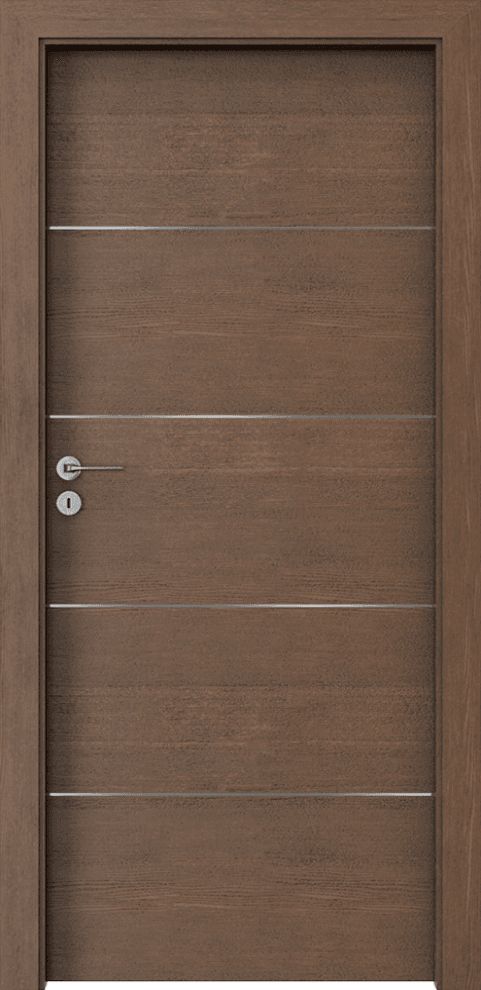 Nature LINE E.2 - Natural Oak Satin Veneer - Brown Oak