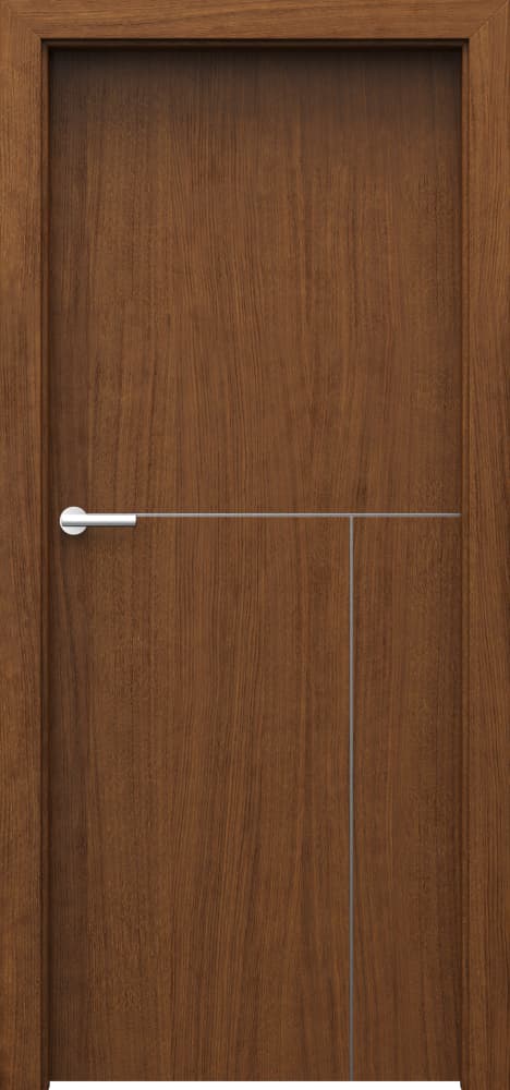 Nature LINE L.1 - Natural Oak Satin Veneer - Tabacco