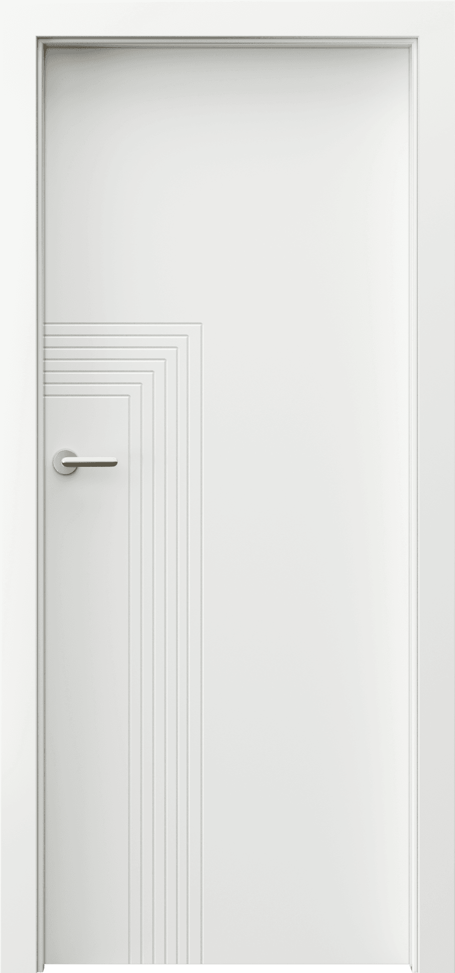 PORTA ART DECO 1 - Premium UV paint - White