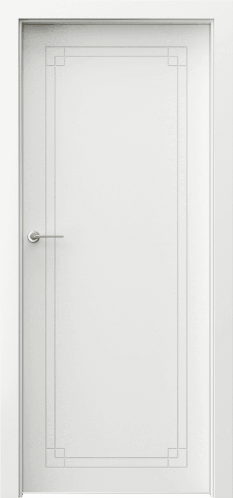 PORTA ART DECO 7 - Premium UV paint - White