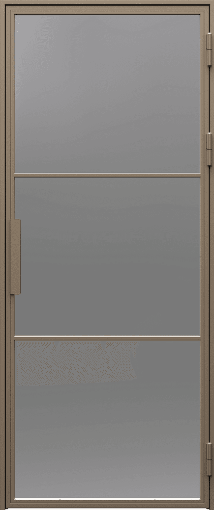 STEEL PORTA LOFT 2 - Powder Coating - Champagne