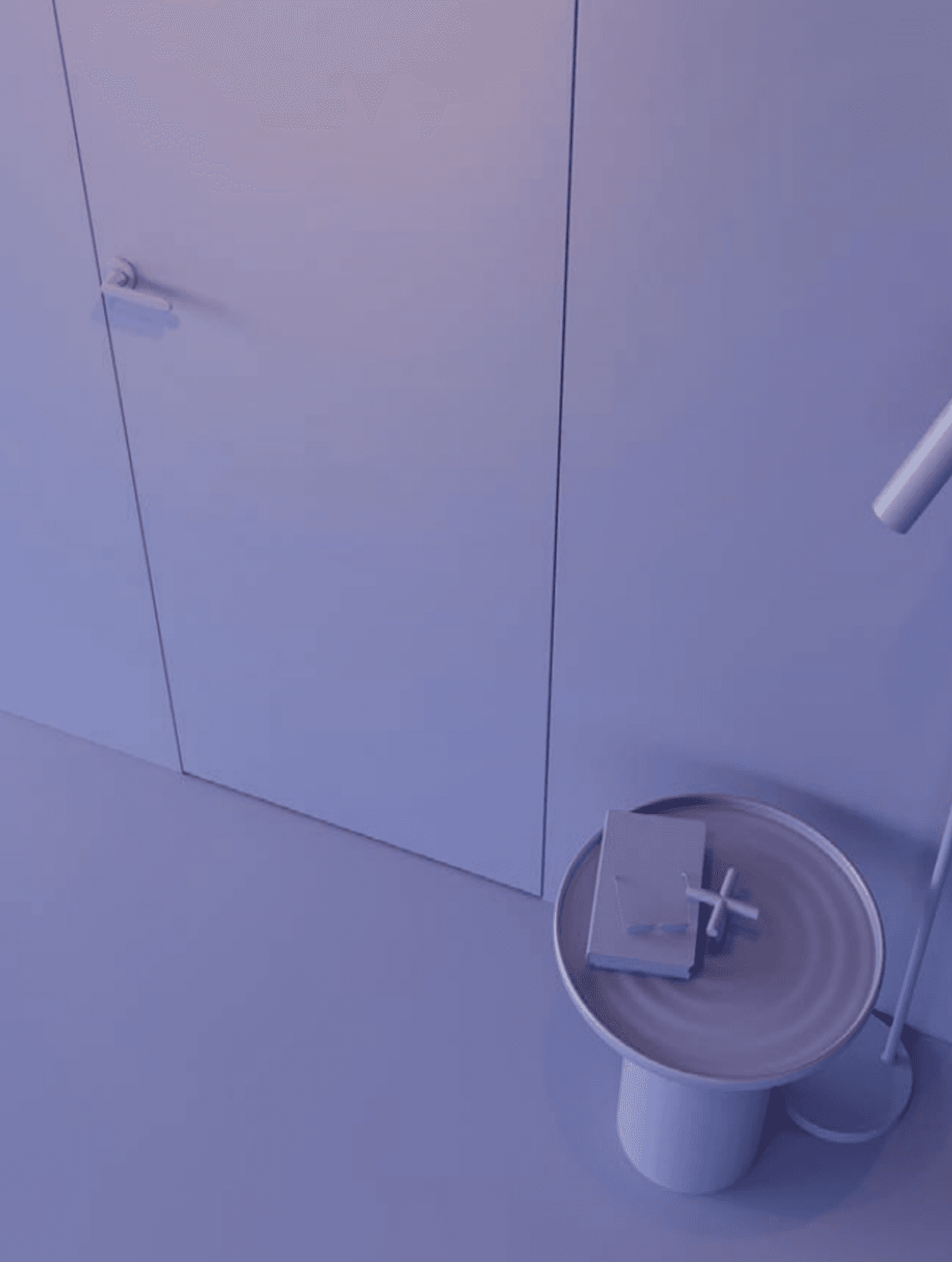 Тапетна врата Porta Hide, слива се със стената