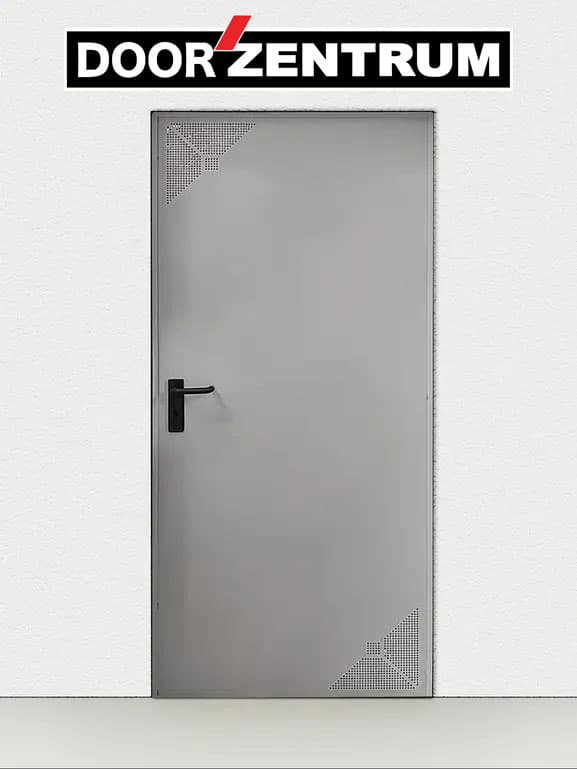 Метални врати с вентилационни отвори