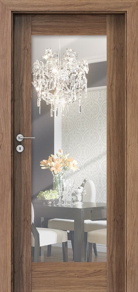 PORTA INSPIRE A.1 with mirror - Portaperfect 3D veneer - California Oak