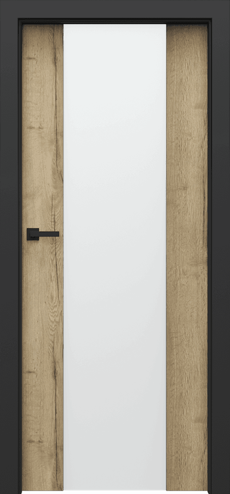 PORTA LOFT 4.B with black door frame - Gladstone / Halifax - Halifax Natural