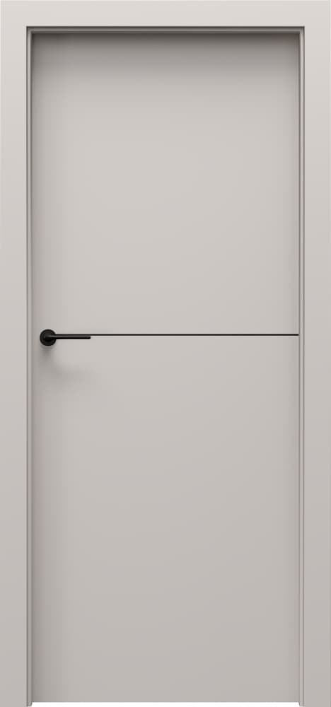 Porta DESIRE 3 black decorative inlays - Premium Plus UV paint - Cashmere