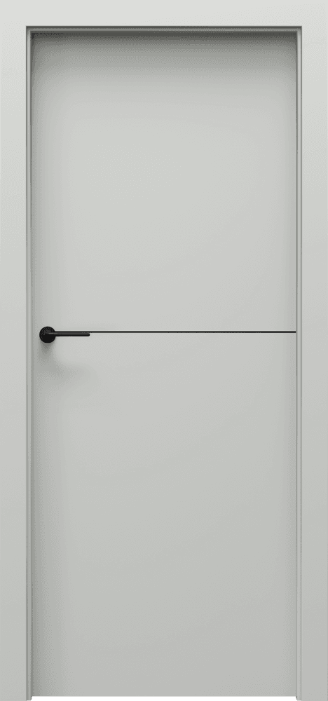 Porta DESIRE 3 black decorative inlays - Premium Plus UV paint - Gray