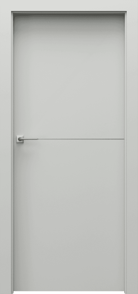 Porta DESIRE 3 silver decorative inlays - Premium Plus UV paint - Gray