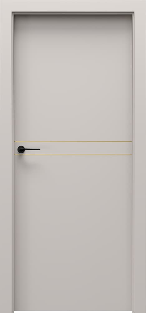 Porta DESIRE 4 gold decorative inlays - Premium Plus UV paint - Cashmere