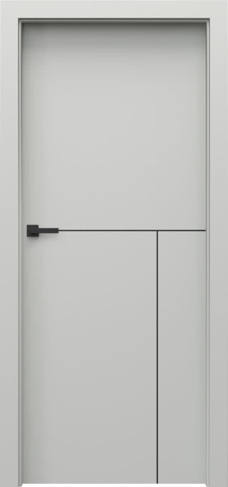 Porta DESIRE 5 black decorative inlays - Premium Plus UV paint - Gray