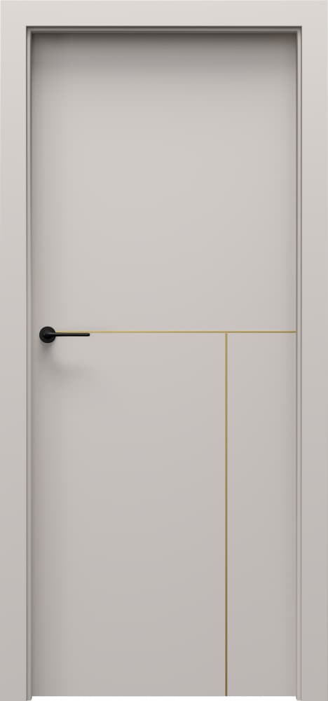 Porta DESIRE 5 gold decorative inlays - Premium Plus UV paint - Cashmere